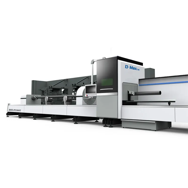 Automatic metal tube laser cutter